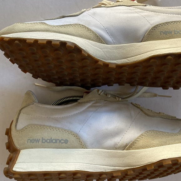 NEW BALANCE MS327STB Turtle Dove Munsell White Sneakers Men’s Size 10 US - Picture 8 of 9